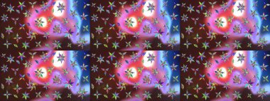 Raster çiçek izi. Çiçek rengi eskiz deseni. Klasik taslak çizimi.