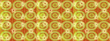 Çiçek Elementleri 'nin soyut geçmişi. Raster illüstrasyonu. Sarı, turuncu ve nötr renkler üzerine tasarım. Raster kış deseni.