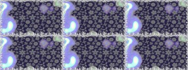 Küçük çiçekteki sevimli çiçek deseni. Varicologray raster kusursuz çizim. Birçok gri soyut çiçekli tropik, pürüzsüz desen.