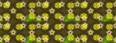 Raster çiçekleri klasik tarzda çizilmiş. Çiçekli yumuşak bir eskiz şekli. Yumuşak, yeşil renkli bahar çiçekleri. Raster illüstrasyonu.