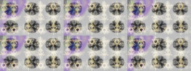 Renkli arka planda güzel kar taneleri. Raster illüstrasyonu. Kar tanesi ikonu, izole edilmiş. Düz tasarım.