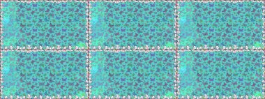 Raster. Karala, karala, karala. Mavi renkli resim. Mavi arka planda renksiz bir kelebek deseni.