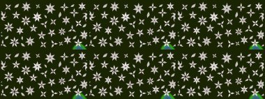 Küçük renkli çiçekler. Çiçekli bahar çiçekleri. Motley illüstrasyonu. Küçük çiçekte güzel bir desen. Robot resim. Moda baskıları için zarif bir şablon.