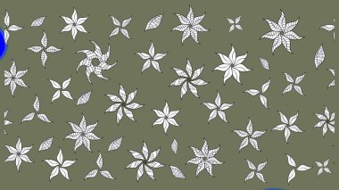 Raster illüstrasyonu. Küçük çaplı çiçeklerdeki basit şirin desenler. Tekstil veya kitap kapakları, imalat, duvar kağıtları, baskı, hediye paketi ve yapıştırma kitabı için çiçek eskiz geçmişi.