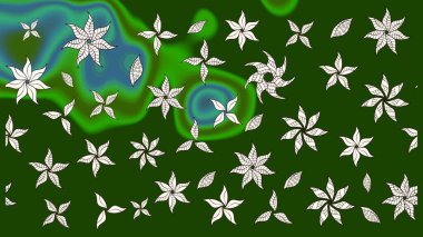 Raster Henna tarzı. Sınır Kızılderili çiçekli paisley patten. Taslak süsleme izi. Tebrik kartı geçmişi, boyama kitabı, arkaplan ve tekstil için kullanılabilir. Etnik Mandala havlusu.