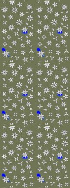 Parlak elementlerin. Çizim çiçek deseni duvar kağıdı, web sitesi arka planı, ambalaj kağıdı, davetiye, broşür, afiş veya web sitesi için kullanılabilir. El çizimi Raster illüstrasyonu.