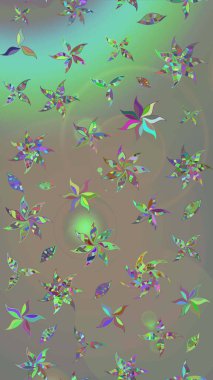 Desen, çizim, çiçek sınırı. Eski moda arka plan. Çiçek çelengi. Kıvırcık, parlak örgü. Raster illüstrasyonu. Güzel, pürüzsüz kumaş, tuval..