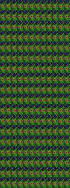 Güzel kumaş deseni. Raster suluboya deseni, narin çiçekler, yeşil çiçekler, tebrik kartı şablonu..