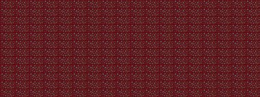 Çiçek desenli çizim. Raster illüstrasyonu. Asya tekstil tarzında. Kırmızı renkte çiçekler. Raster illüstrasyonu.