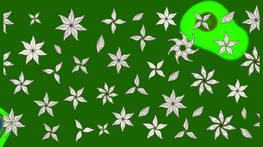 Düz Çiçek Elementleri Tasarımı. Renkli Bahar Teması eskiz kalıbı. Çiçek deseni. Raster çizimi. Güzel kumaş deseni..