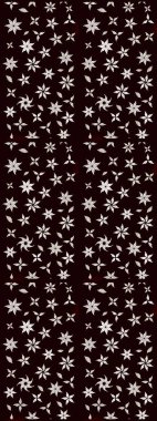 Tekstil veya kitap kapakları, imalat, duvar kağıtları, baskı, hediye paketi ve yapıştırma kitabı için çiçek eskizi geçmişi. Küçük çaplı çiçeklerdeki basit şirin desenler. Raster illüstrasyonu.