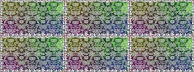 Sevimli çiçek raster deseni. Renkli Yaz Temalı Kusursuz Arkaplan. Renkli çiçekler. Düz Çiçek Elementleri Tasarımı.