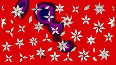 Küçük çiçekte güzel bir desen. Moda baskıları için zarif bir şablon. Küçük renkli çiçekler. Çiçekli bahar çiçekleri. Motley illüstrasyonu.