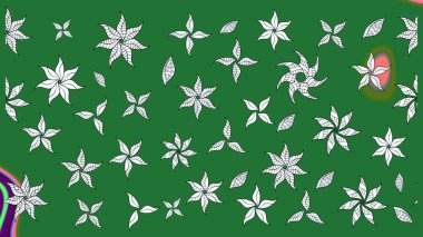 Moda baskıları için zarif bir şablon. Küçük renkli çiçekler. Motley illüstrasyonu. Küçük çiçekte güzel bir desen. Çiçekli bahar çiçekleri.