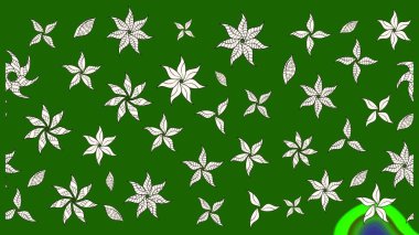 Soyut etnik raster çizim kalıbı. Arkaplan dokusu, duvar kağıdı, yeşil ve nötr renklerde çiçek teması. Kabile sanatı boho baskısı, klasik çiçek arkaplanı.