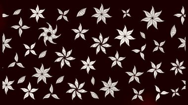 Moda baskıları için zarif bir şablon. Motley illüstrasyonu. Küçük renkli çiçekler. Siyah ve nötr çiçekli bahar çiçekleri. Küçük çiçekte şirin desenler.