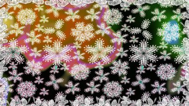 Kızılderili desenli desenli desenli şal deseni. Etnik Mandala süsü. Raster Henna dövme stili. Tekstil, tebrik kartı, boyama kitabı, telefon kılıfı baskısı için kullanılabilir.