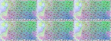 Kızlar, erkekler, elbiseler, duvar kağıtları için soyut, pürüzsüz desenler. Raster illüstrasyonu. Farklı yönlere uçan renkli kelebek koleksiyonu..