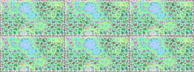 Mavi ve nötr renkler üzerine bir resim. Soyut, pürüzsüz bir arkaplan. Kelebek deseni. Raster. Moda Kumaşı Tasarımı.