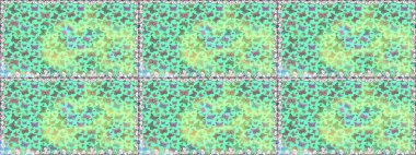 Sonsuz. Raster illüstrasyonu. Kelebekli tasarım. Çizim, karalama, karalama. Mavi ve yeşil arka planda kelebekler. Kusursuz..