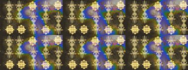 Kahverengi, gri ve yeşil renklerde suluboya kar taneleri. Güzel dekorasyon. Raster illüstrasyon kar taneleri. Kışın sembolü.