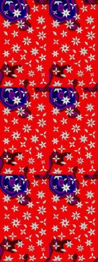 Kırmızı renkte çiçekler olan çiçek deseni çiz. Suluboya tarzında kırmızı renkte çiçekler.