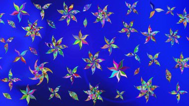 Suluboya etkisi. Organik elementler. Raster deseni. Botanik çizim deseni.