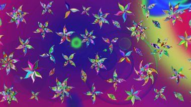 Renkli Bahar Teması eskiz kalıbı. Düz Çiçek Elementleri Tasarımı. Çiçekli eskiz arkaplanı. Çocuk stili.