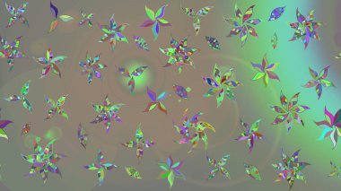 Çiçekler suluboya tarzında gri ve bej renklerde. Çiçek izi. Suluboya çizim deseni.