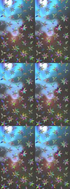 Suluboya çizim kalıbı. Moda baskısı. Çiçeğin suluboya çizimlerinin mükemmel deseni. Eski model. Dekorasyon ve tasarım için güzel desen.