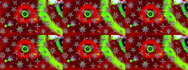 Güzel suluboya yaz çiçekleri deseni..