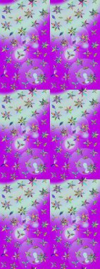 Eskiz Vintage Çiçek Deseni. Raster Kalça dokusu deseni.