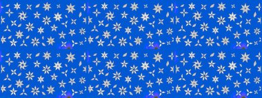 Robot resim. Çiçekli yaz çiçekleri. Motley illüstrasyonu. Küçük çiçekte güzel bir desen. Küçük renkli çiçekler. Moda baskıları için zarif bir şablon.