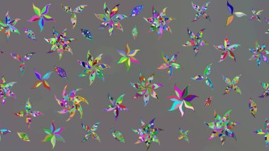 Eskiz geçmişi. Tomurcukları çiçek olan sevimli bir çiçek deseni. Raster. Raster illüstrasyonu. Eski usul. Kumaş, tekstil ve duvar kağıdı baskısı için..