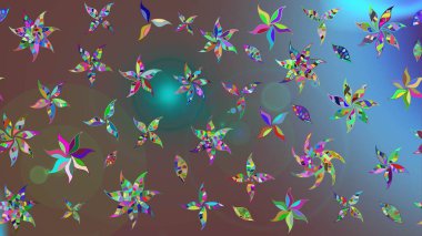 Raster. Güzel suluboya çiçekler, parlak resim ilham verici çiçek desenli eskiz arka plan.