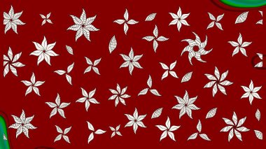 Karalama çiçeği. Raster illüstrasyonu. Renkli Bahar Teması eskiz kalıbı. Zentangle soyut çiçekleri. Güzel kumaş deseni. Düz Çiçek Elementleri Tasarımı.