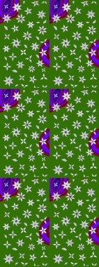 Çizim çiçek deseni duvar kağıdı, web sitesi arka planı, ambalaj kağıdı, davetiye, broşür, afiş veya web sitesi için kullanılabilir. Parlak elementlerin. El çizimi Raster illüstrasyonu.