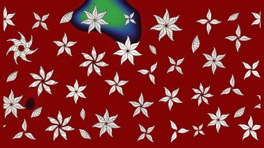 Kırmızı renkte çiçekler. Yumuşak, bahar çiçekli arka plan. Raster çiçek desenli ve çiçekli..