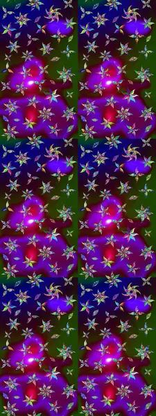 Eskiz klasiği. Renkli Bahar Teması eskiz kalıbı. Raster Şirin kumaş deseni. Düz Çiçek Elementleri Tasarımı.