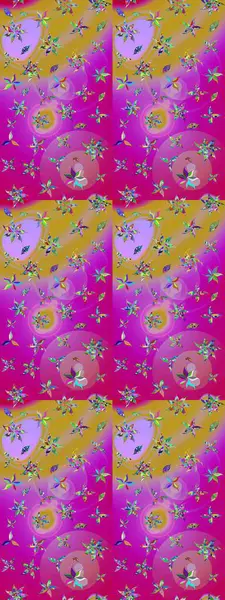 Raster - stok. Mor ve mor çiçekli eskiz deseni, suluboya çiçek deseni, şirin çiçek, duvar kağıdı, kart veya kumaş için fayanslı.