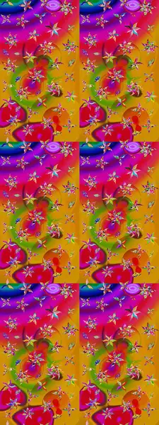 Renkli Bahar Teması eskiz kalıbı. Düz Çiçek Elementleri Tasarımı. Raster güzel kumaş deseni çiziyor. Çiçek deseni.