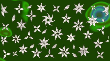 Raster Hip kumaş deseni. Eskiz Vintage Çiçek Deseni.