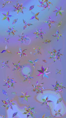 Mor ve mavi renkte çiçekler. Doodle tarzı. Tekstil ve kapak tasarımı için mükemmel. Elle çizilmiş sonbahar çiçeği deseni. Renkli menekşe ve mavi çizim deseni.