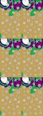 Modern, sarı raster arka plan duvar kâğıdı illüstrasyonu, klasik çizgili, desenli desenli çiçekler, çiçekli süsler. Çiçekli el çizimi çizimi deseni.