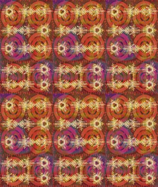 Kahverengi, pembe ve turuncu kar taneli Noel kartı kahverengi, pembe ve turuncu renklerde. Kar taneleri arka planda. Kış kartı Mutlu Noeller, yeni yıl ve mutlu bayramlar..