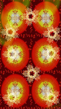 Doğa. Raster deseni. Küçük çiçekte güzel bir desen var. Çiçek arkaplan. - kırmızı, kahverengi ve turuncu çiçekler. Çiçek kompozisyonu. Çiçek kolajı.