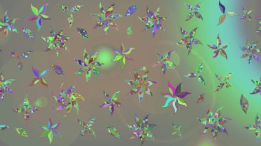 Of doodle elements. Hand drawn Raster illustration. Sketch flower pattern can be used for wallpaper, website background, wrapping paper, invitation, flyer, banner or website.