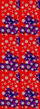 Kumaş, tekstil, duvar kağıdı baskısı için. Miles Fleur, süslü püslü bir süs. Tomurcukları papatya çiçekleri olan sevimli bir çiçek deseni. Eski usul. Raster illüstrasyonu. Taslak arkaplan.