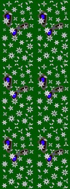 Çocuk stili. Düz Çiçek Elementleri Tasarımı. Çiçekli eskiz arkaplanı. Renkli Bahar Teması çizim şablonu.