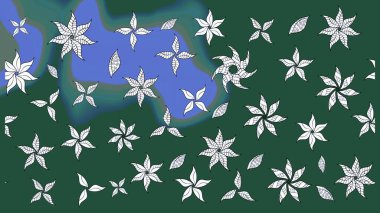 Raster Henna dövme stili. Etnik Mandala süsü. Kızılderili desenli desenli desenli şal deseni. Tekstil, tebrik kartı, boyama kitabı, telefon kılıfı baskısı için kullanılabilir.